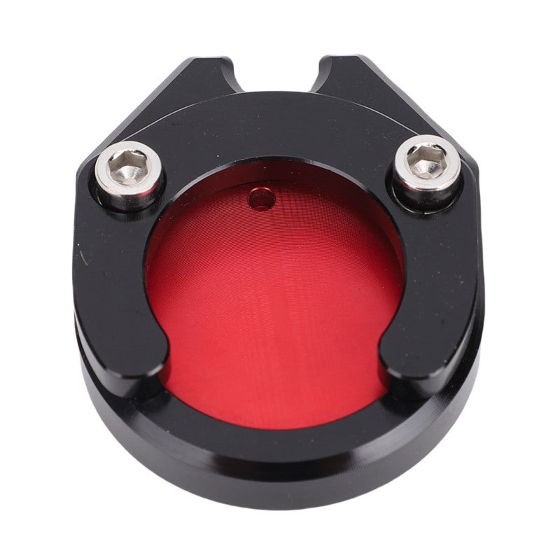 SPIDER Motorcycle Side Stand Extension CNC Aluminum Alloy Center Mount Foot Stand Plate - Enhanced Stability Kickstand Extension Pad - Stable Parking Support for Yamaha Xmax Nmax Red - Image 1
