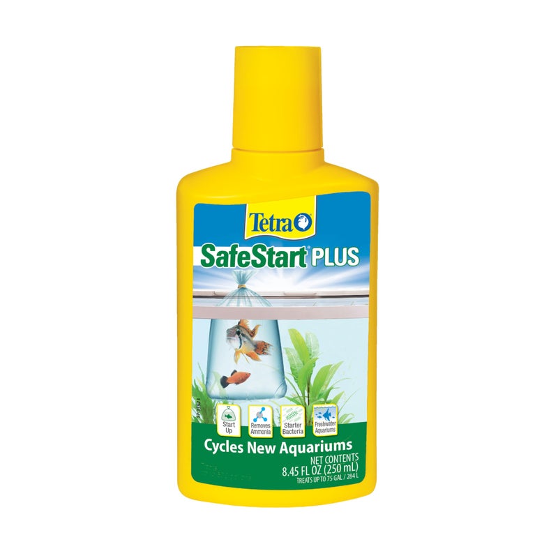 Tetra SafeStart Plus 250 mL, for Newly Set-Up Fish Aquariums - Image 1
