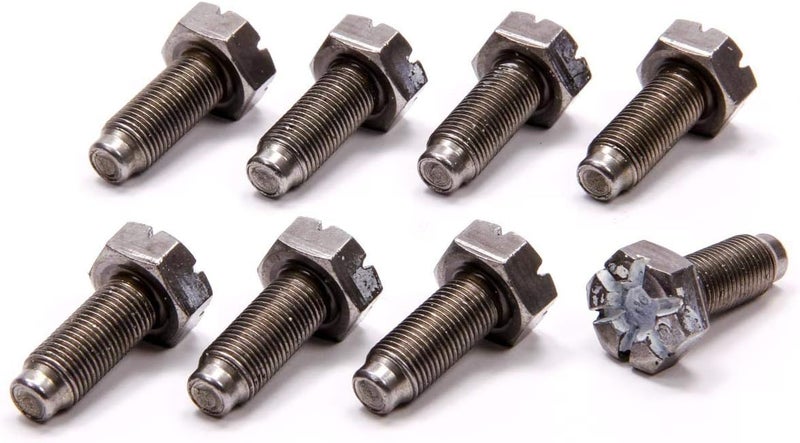 M-6379 Flywheel Bolt Kit, 10 mm x 1.25 Thread, 1.000 in Long, Hex Head, Chromoly, Black Oxide, Modular, Set of 8
