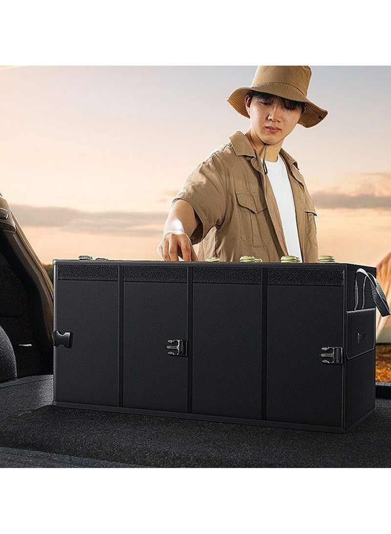 Toby's Toby's Car Backup Storage Box, Multifunctional Foldable Car Storage Box, Durable, Waterproof, Large Storage Boot Organizer Box for Car/Truck/SUV  - Image 3