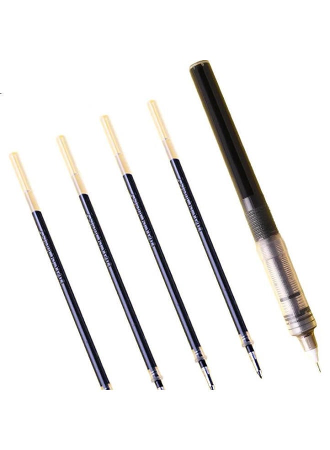 Snowhite X88 Refillable Liquid Rollerball Pen, Quick-Drying, Ideal For Students And Teachers, Great For Correcting Papers, Needle-Tip Gel Pen, Red Ink, 0.5Mm, 12 Pens/Box - Image 3