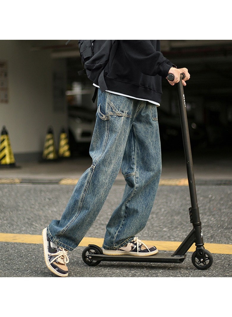 WASSUP NEST - New WASSUP NEST Fashion Straight Casual Pants - Image 1