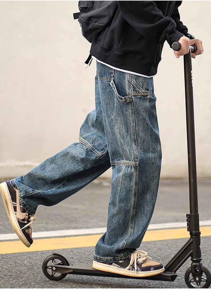 WASSUP NEST - New WASSUP NEST Fashion Straight Casual Pants - Image 1