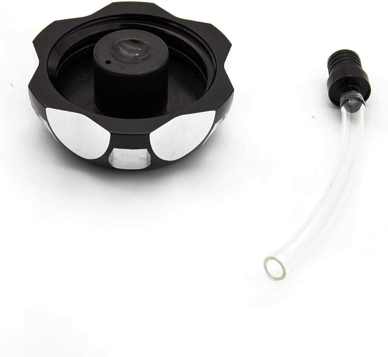 PROCNC 50mm ATV Aluminum Gas Cap Fuel Cover Tank Cap Fit For Yamaha YFM700 Raptor 700R 2008 2009 2010 2011 2012 2013 2014 2015 2016 2017 2018 2019 2020 (Black) - Image 4