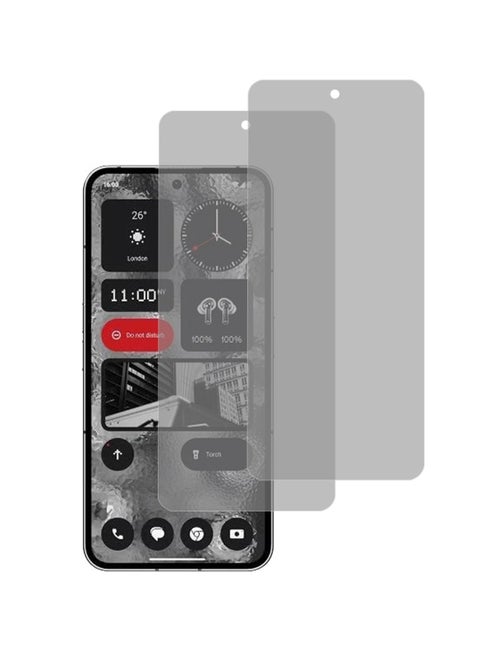 [2 Pack] Privacy Screen Protector Compatible with Nothing Phone 2,Privacy Tempered Glass Screen Protector Anti-Peep Full Coverage Anti Spy Tempered Glass Film Privacy Protector
