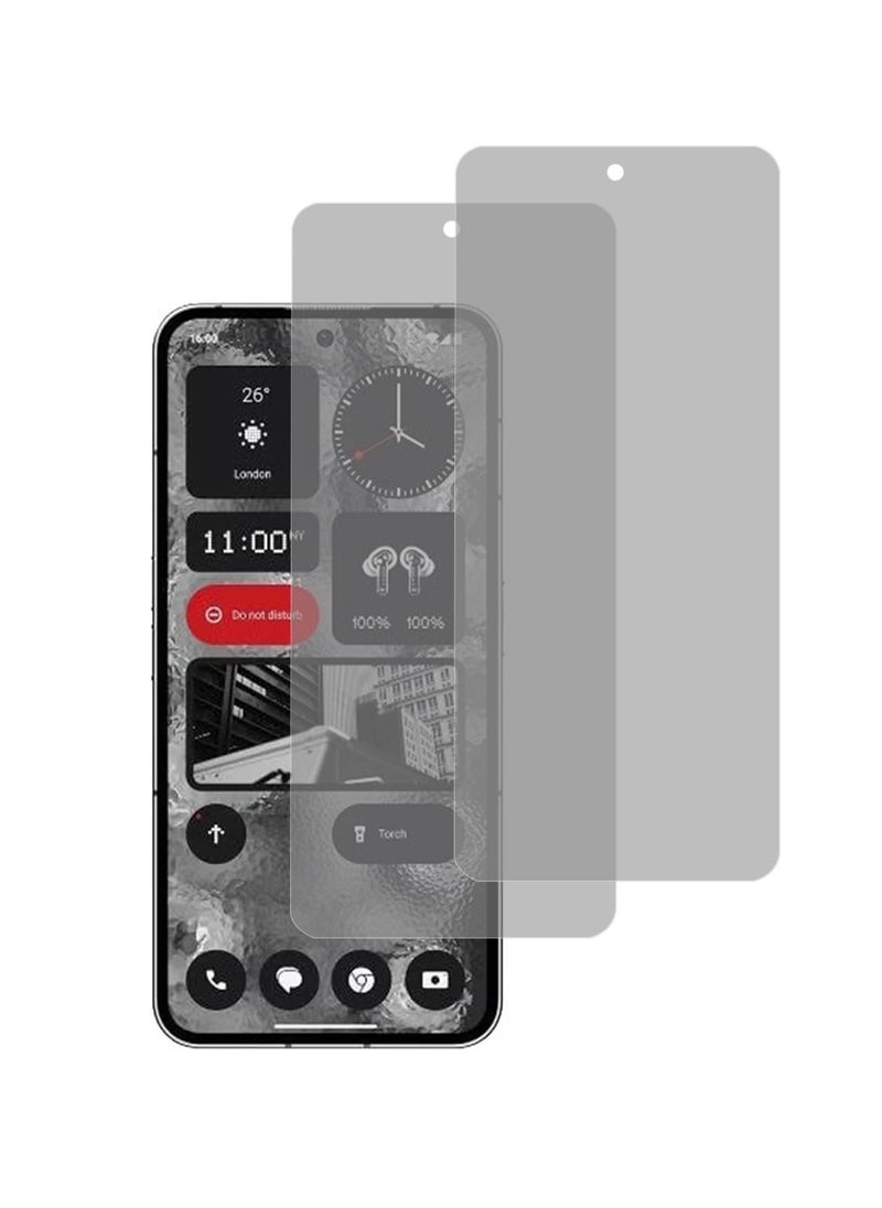 [2 Pack] Privacy Screen Protector Compatible with Nothing Phone 2,Privacy Tempered Glass Screen Protector Anti-Peep Full Coverage Anti Spy Tempered Glass Film Privacy Protector