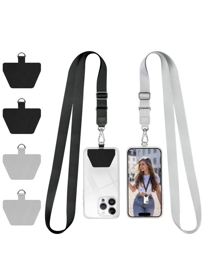 Doormoon Cell Phone Lanyard, Universal Adjustable Neck Straps for Phone Case Keys ID Badges Compatible with iPhone, Samsung, Motorola, LG & Most Smartphones, All, - Image 1