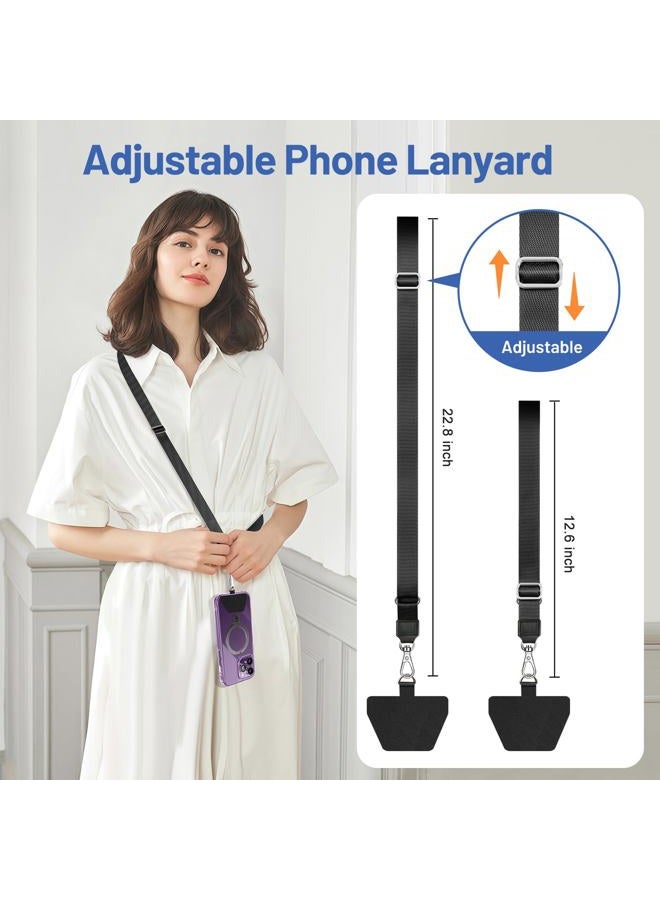 Doormoon Cell Phone Lanyard, Universal Adjustable Neck Straps for Phone Case Keys ID Badges Compatible with iPhone, Samsung, Motorola, LG & Most Smartphones, All, - Image 3