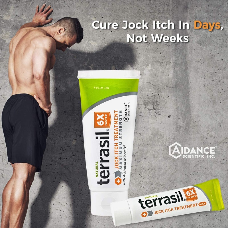 terrasil Jock Itch Antifungal Cream Extra Strength + Antifungal Soap 2-Product Care Kit with Clinically Proven Clotrimazole for Effective Jock Itch Treatment & Relief (.5oz Tube + 75g bar) - Image 3