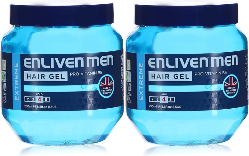 Enliven Extreme Blue Hair Gel 250 ml Pack of 2
