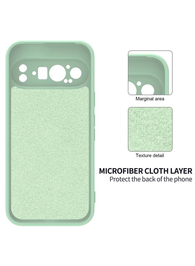 اس-توب جراب لهاتف Google Pixel 9 Pro مصنوع من السيليكون السائل المقاوم للصدمات بلون نقي - Image 5