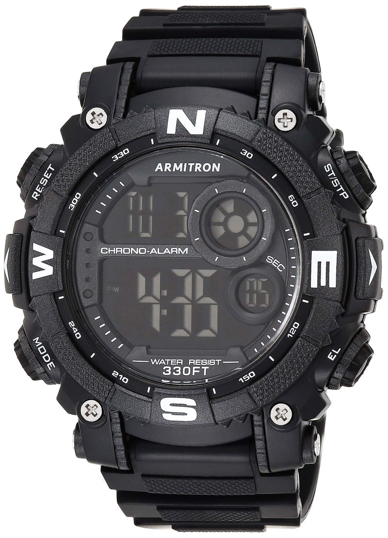 Armitron Sport Men's Digital Chronograph Resin Strap Watch, 40/8284 - Image 1