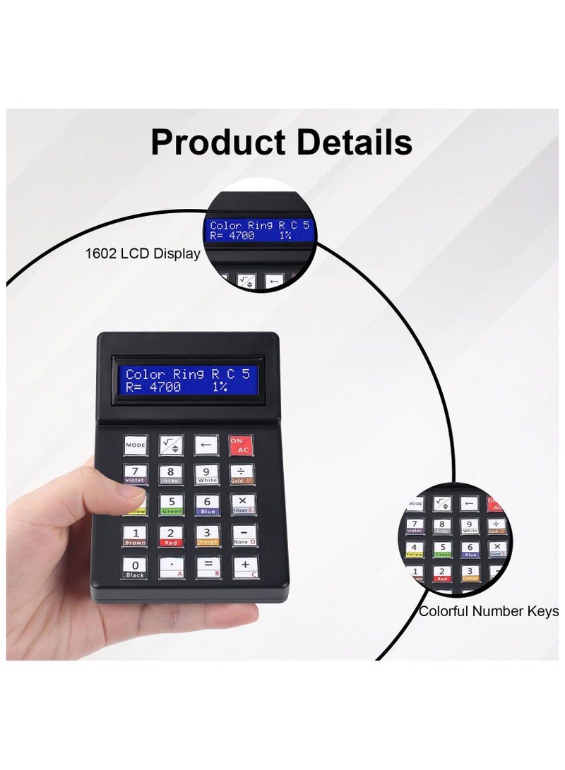 طقم ممارسة لحام الآلة الحاسبة DIY، آلة حاسبة مكتبية بـ 7 أرقام، طقم مشروع لحام، أدوات إلكترونية DIY مع شاشة LCD 1602، للتعلم في الجامعات والمدارس الثانوية والاستخدام اليومي في المكتب المنزلي. - Image 5