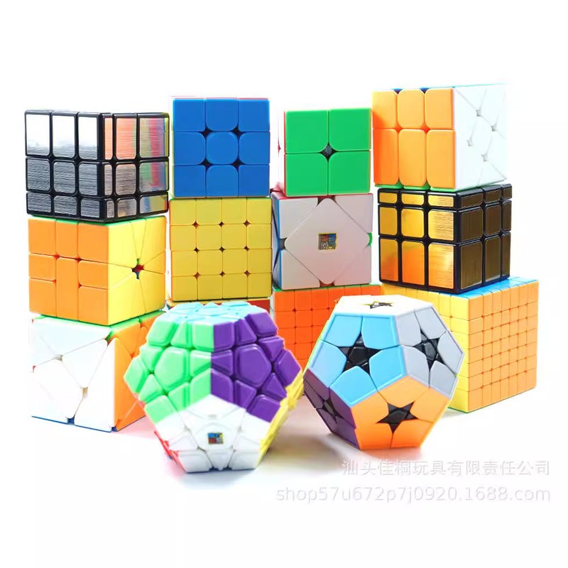 Magic Dragon Second And Third Order Four And Five Order Rubik'S Cube Real Color Pyramid Intelligence Children'S Toys Two, Three, Four And Five Order Rubik'S Cube - Image 3