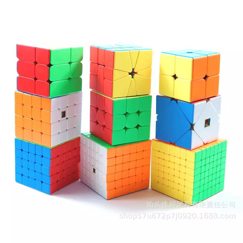 Magic Dragon Second And Third Order Four And Five Order Rubik'S Cube Real Color Pyramid Intelligence Children'S Toys Two, Three, Four And Five Order Rubik'S Cube - Image 4