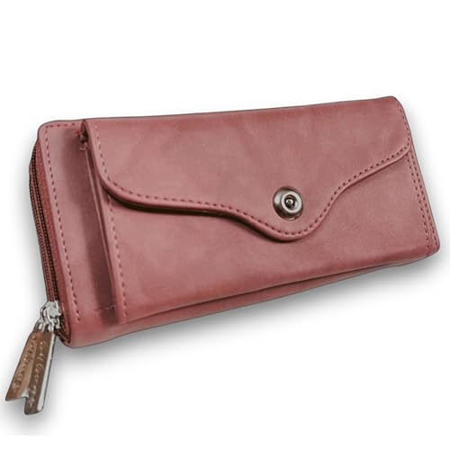 b4bags Wallet for Women | Stylish Clutch for Daily Use | Ladies Hand Purse | Return Gifts for Girls (Deep Pink) - Image 1