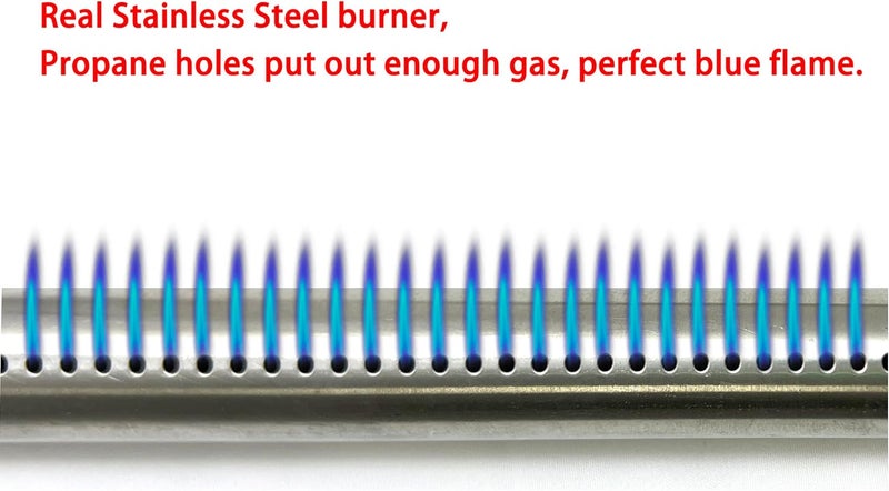 Direct Store Parts DA119 18" Grill Burner for Weber Spirit and GS4 Spirit II 300 Series, Spirit E310 E320 S310 S320 E330 S330 304 Stainless Steel Gas Grills, Burner Tube for Weber Spirit Grill Parts - Image 5