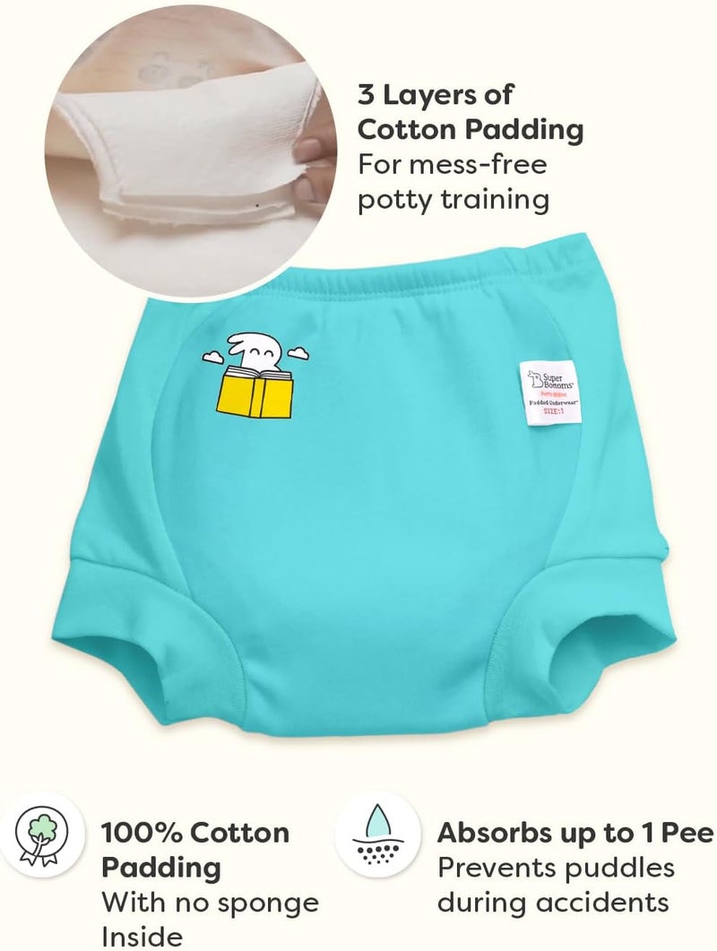 SuperBottoms Padded Underwear™ for Potty Training - Pack of 3 - Image 2