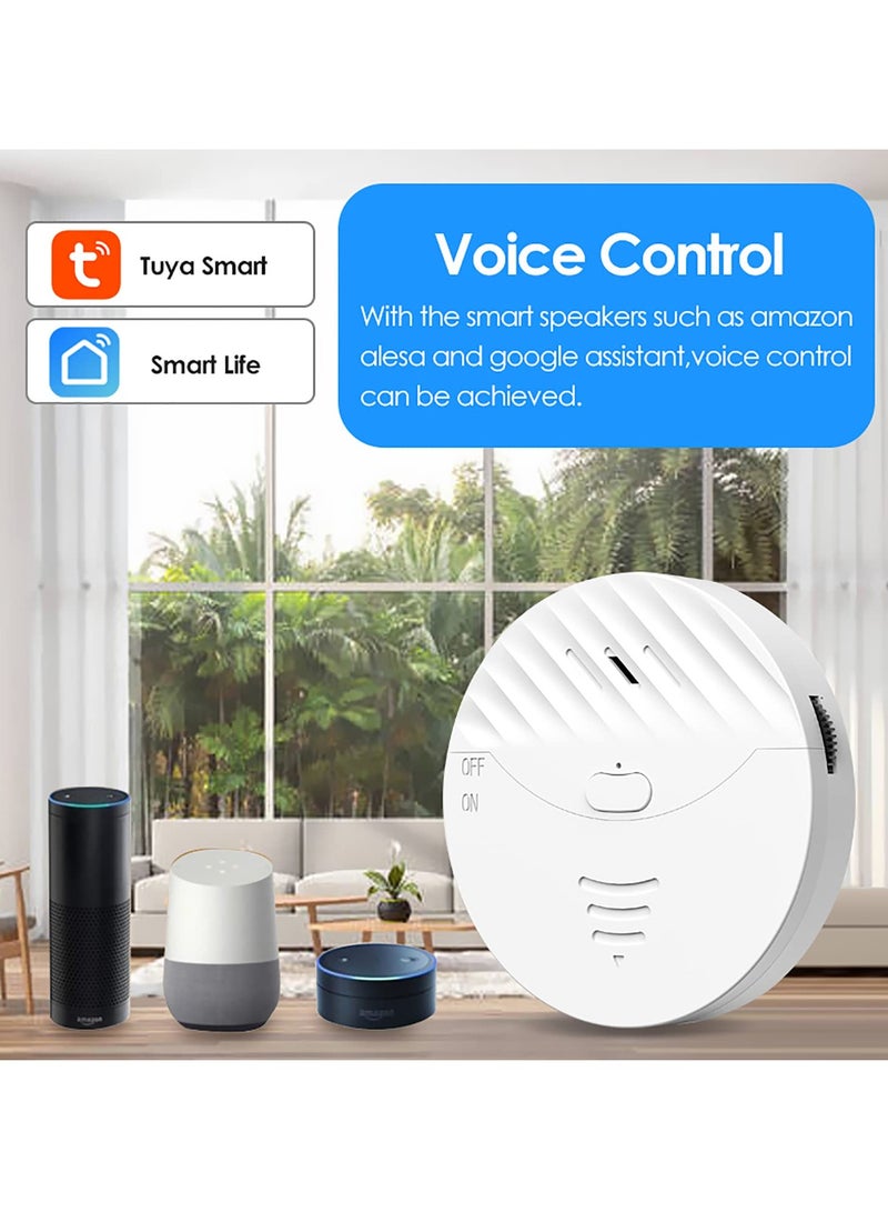 Luckam WiFi Smart Door Window Alarm, Vibration Sensors with 130dB Alarm and Free App Alerts, with Virtually Any Window, Glass Break Alarm Perfect for Home, Office, Dorm Room - Image 4