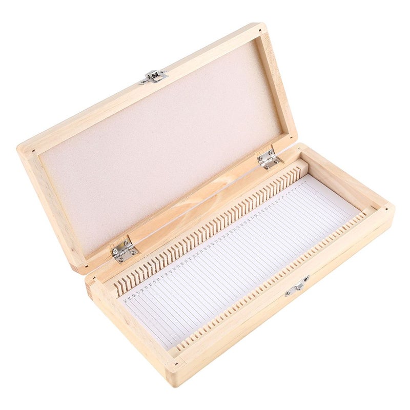 Wooden Microscope Slide Storage Box for 50 Slides - Image 5