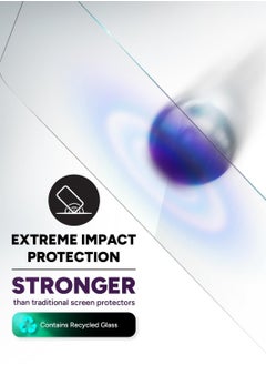 ZAGG Tempered Glass Screen Protector for Apple iPhone 15 Pro Max 3X Stronger Glass Plus Edge with Reinforced Edges Seamless Anti-Static EZ Apply Installation  - Image 2