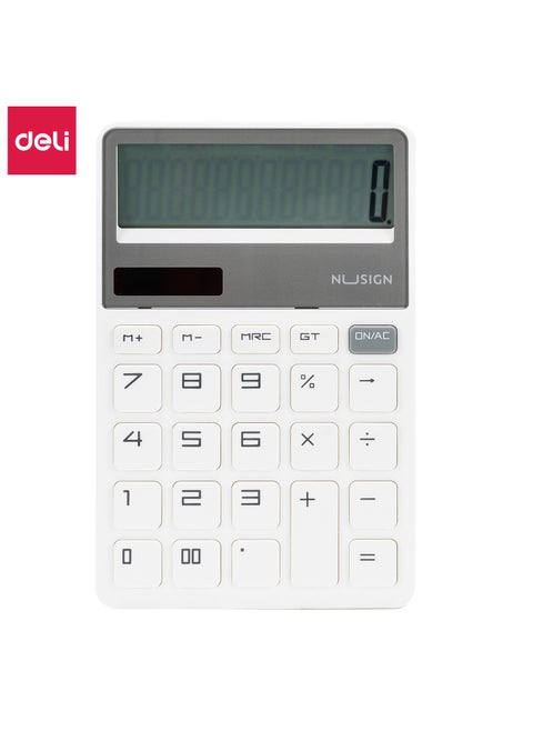 NUSIGN Ens042 Calculator White 163.6 * 106 * 19Mm