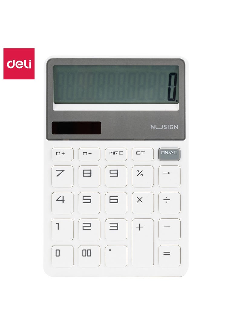 NUSIGN Ens042 Calculator White 163.6 * 106 * 19Mm