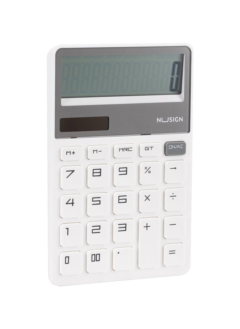 NUSIGN Ens042 Calculator White 163.6 * 106 * 19Mm