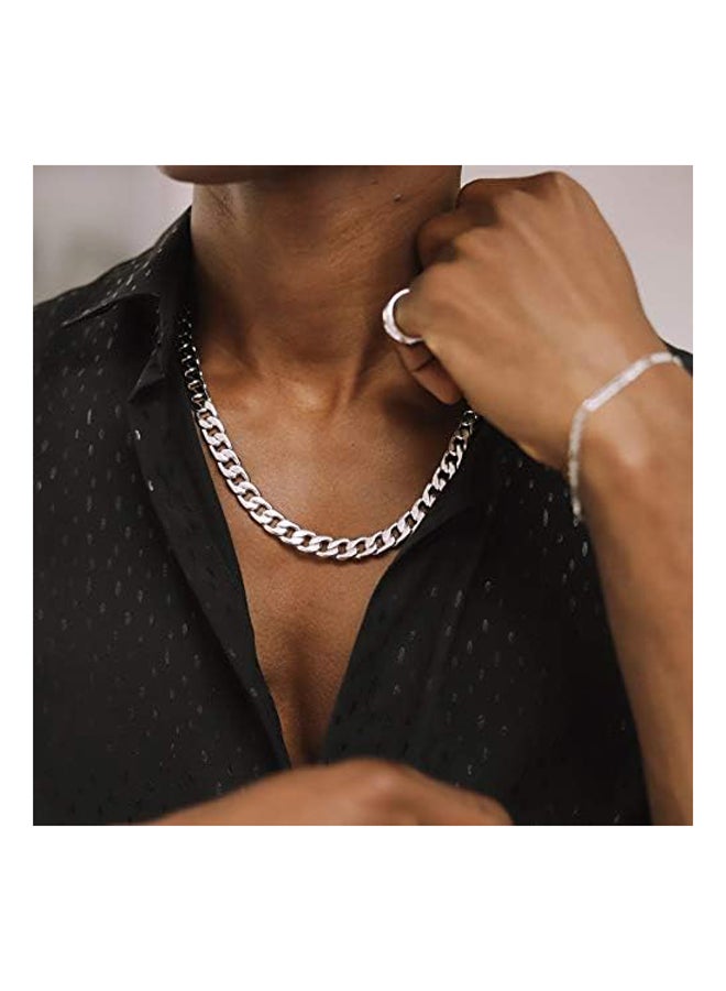 Chain Necklace 925 Sterling Silver Plated (Box Included)  - Image 4