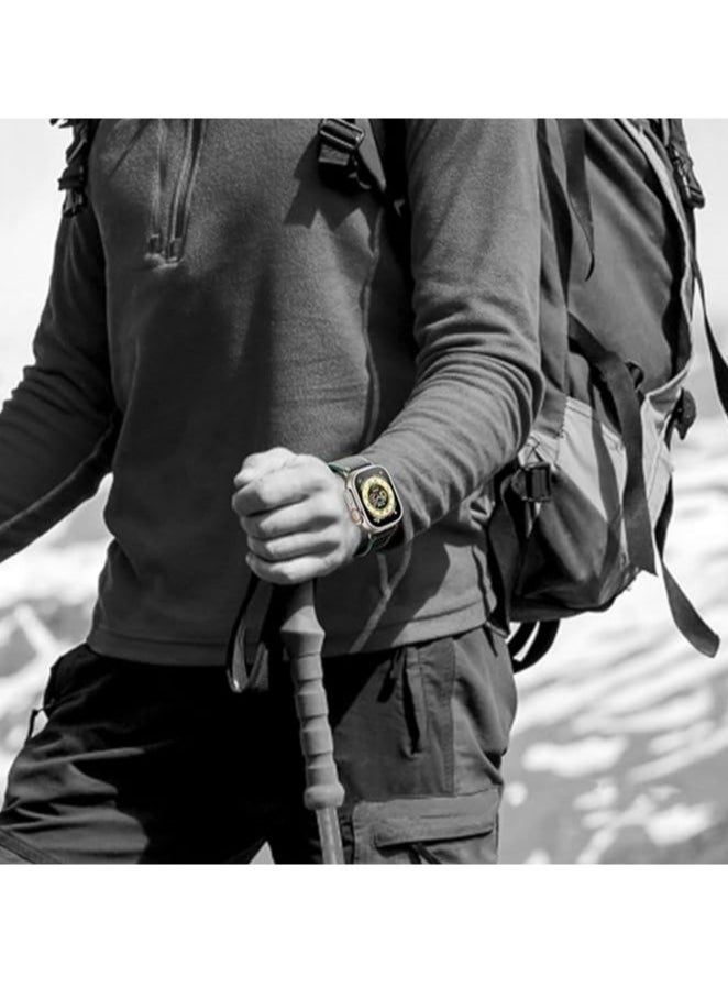 BGM - "Trail Loop Nylon Band Compatible with Apple Watch Ultra/Ultra 2 49mm, Series 10 (46mm), Series 9/8/7 (45mm), and Series 6/5/4/3/2/1 (42mm) – Lightweight, Breathable Sport Strap for Apple Watch" - Image 1