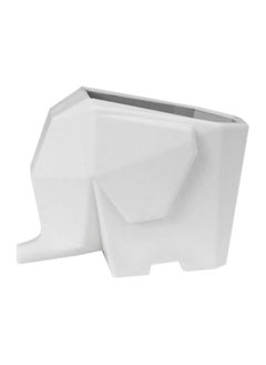 NIBEMINENT Geometry Cute Elephant Shape Tableware Draining Device White  - Image 1