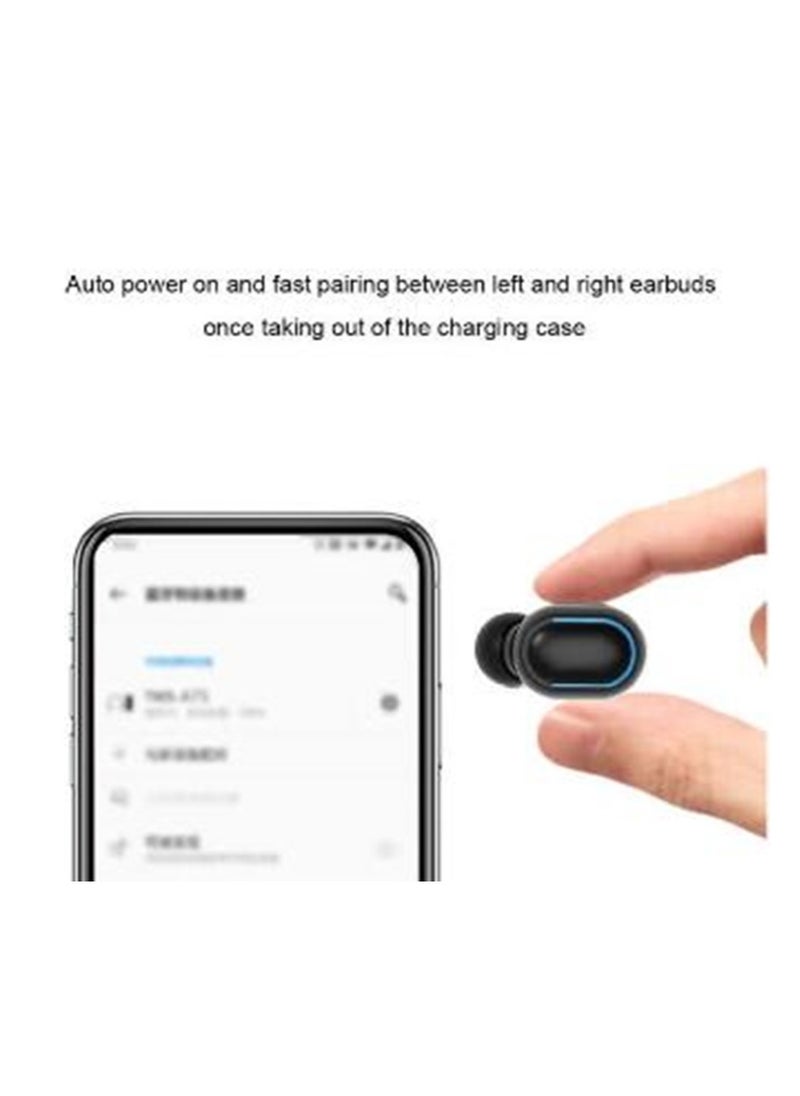 Generic - Mini Earbuds New Generation Smart Earphones TWS Bluetooth Headphones with LED Power Display HiFi Sound Quality Deep Bass Green - Image 1