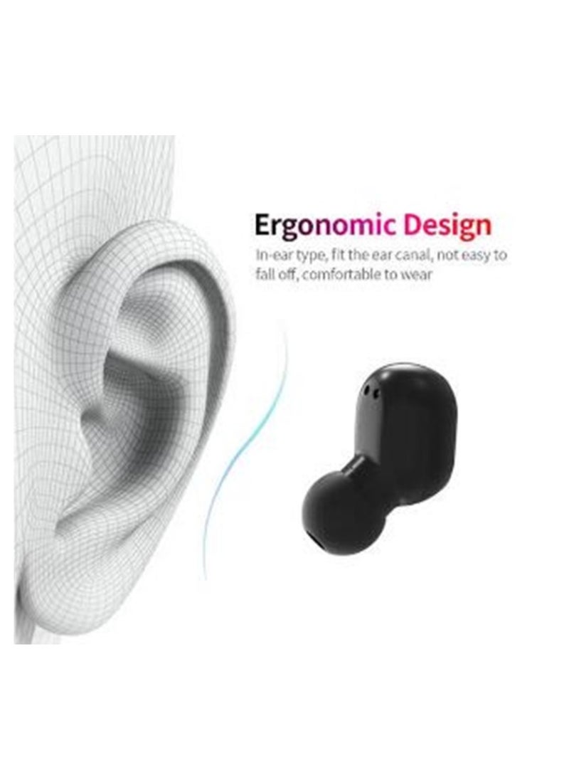 Generic - Mini Earbuds New Generation Smart Earphones TWS Bluetooth Headphones with LED Power Display HiFi Sound Quality Deep Bass Green - Image 1
