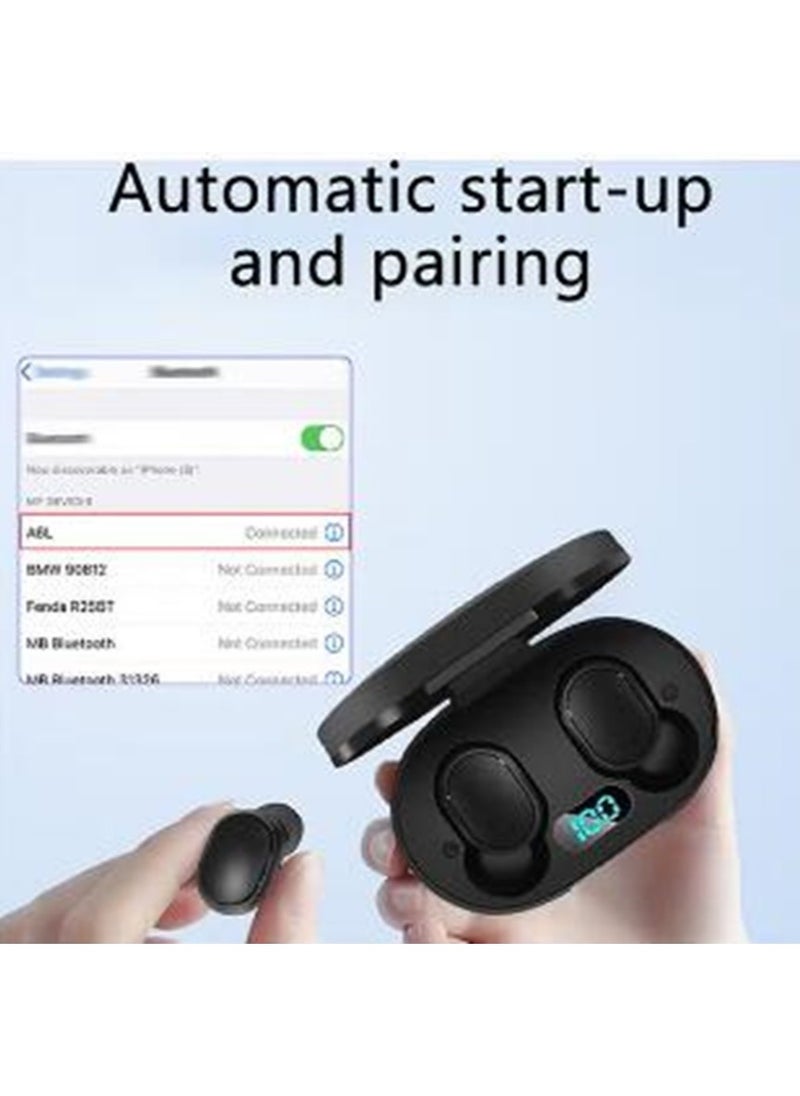 Generic - Mini Earbuds New Generation Smart Earphones TWS Bluetooth Headphones with LED Power Display HiFi Sound Quality Deep Bass Green - Image 1
