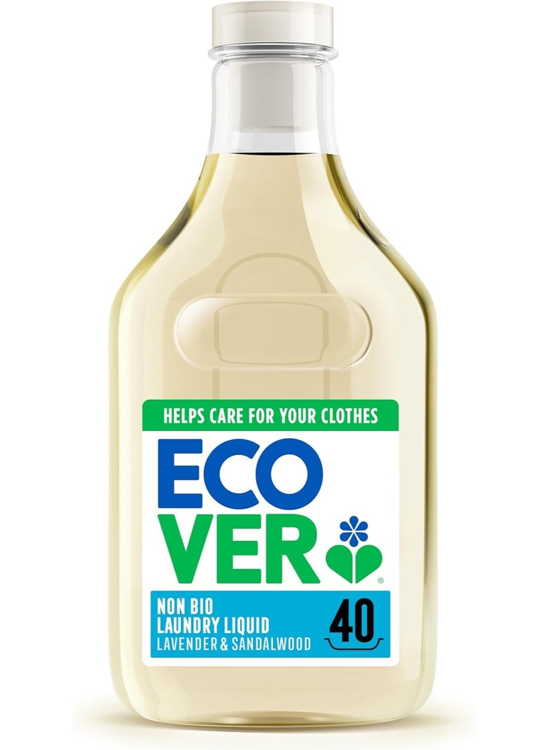ecover Non Bio Laundry Detergent Lavender & Sandalwood 40 Washes 1.43 L - Image 1