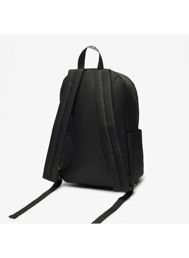 Kappa Boys Logo Print School Backpack with Adjustable Straps and Zip Closure - 29x15x42 cm