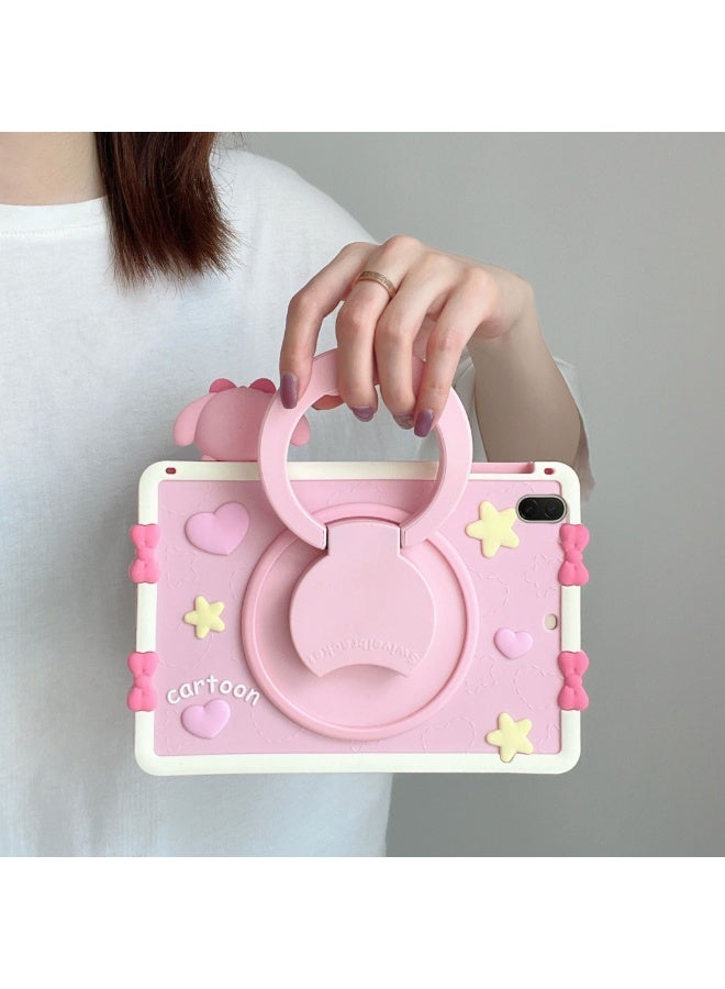 Cartoon Kids Case for HONOR Pad X8a/X9 11-Inch 2024, Portable Handle Stand, Kids Friendly Soft Silicone Adjustable Stand Shockproof Cover for HONOR Pad X8a/X9 11-Inch 2024 - Image 5
