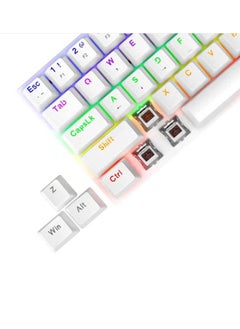 Rock Pow 61 keys RGB Backlit Wired Mechanical Gaming Keyboard Mini Keyboard Waterproof for PC/Mac Gamer  - Image 4
