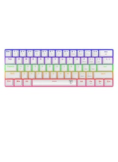 Rock Pow 61 keys RGB Backlit Wired Mechanical Gaming Keyboard Mini Keyboard Waterproof for PC/Mac Gamer  - Image 1