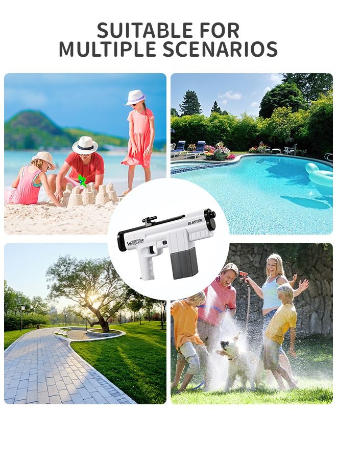 GROIC Electric Water Gun, Automatic Water Squirt Guns with 375CC High Capacity, 22 FT Range Water Blaster Toys, Water Soaker Gun Toy for Summer Swimming Pool Party Beach Outdoor Activity - Image 4
