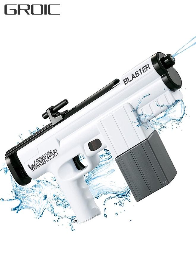 GROIC Electric Water Gun, Automatic Water Squirt Guns with 375CC High Capacity, 22 FT Range Water Blaster Toys, Water Soaker Gun Toy for Summer Swimming Pool Party Beach Outdoor Activity - Image 1