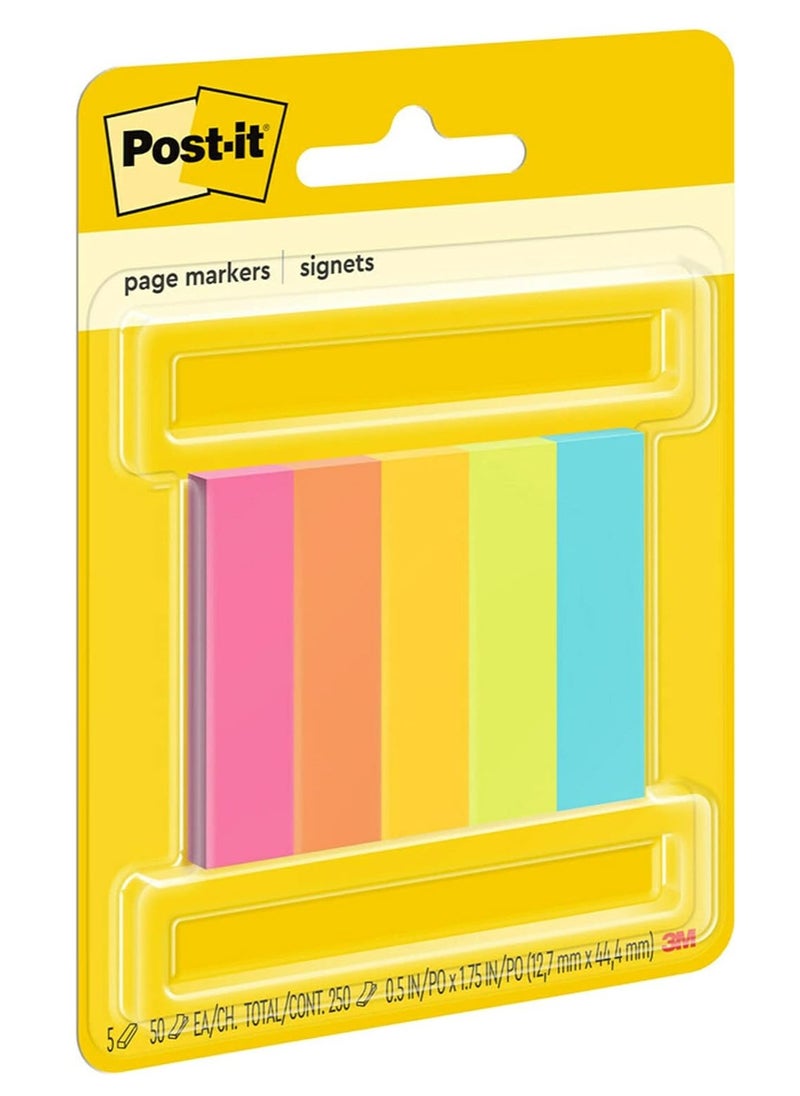 250-Piece Index Page Markers 0.5x1.75 Inch Size Multicolour - pzsku/ZE73E4056E8D0AE1E30D0Z/45/_/1705820765/1f24da82-30cd-496f-8a7a-c1ffd94b1307