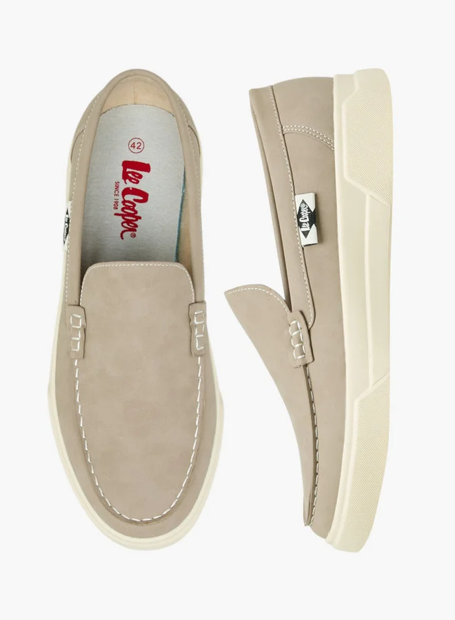 Lee Cooper Men's Solid Slip-On Loafers