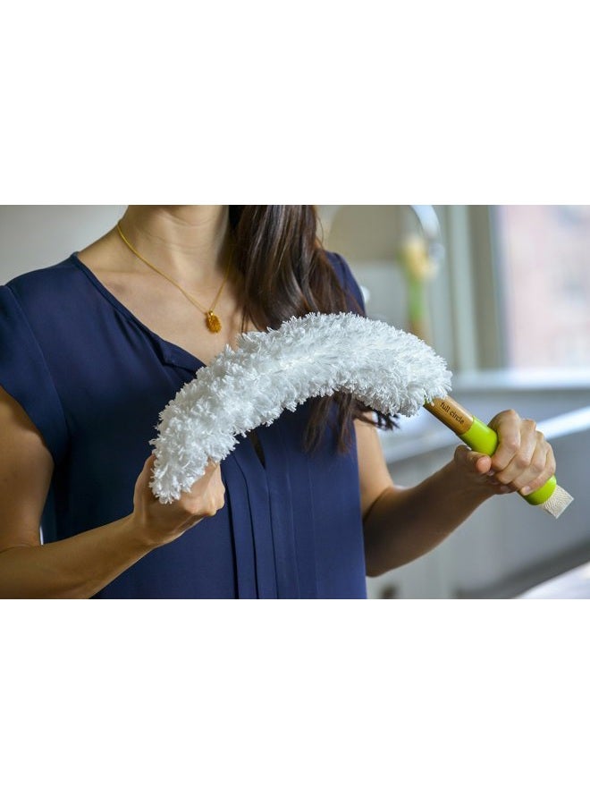 Full Circle Dust Whisperer Washable Microfiber Duster, Green - Image 2
