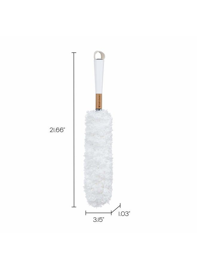 Full Circle Dust Whisperer Washable Microfiber Duster, Green - Image 3