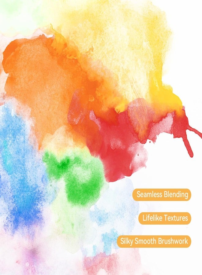 Lightwish 24-Color Watercolor Paint Set - Professional Quality Watercolor Pigment with Full Pans, Ideal for Artists, Illustrators, and Crafters, Vivid Colors for Painting Projects - Image 3