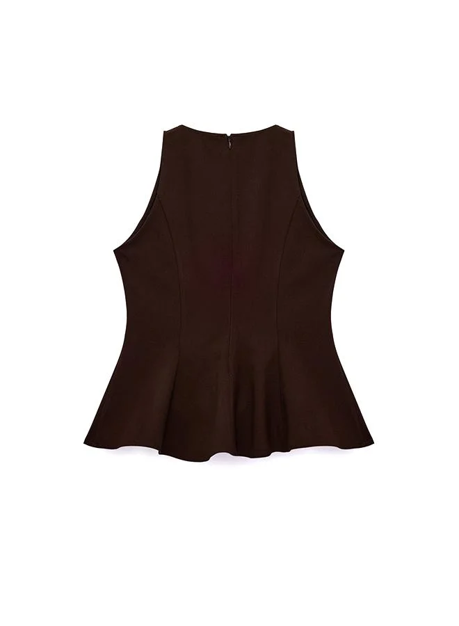 Koton  Sleeveless Peplum Blouse for Women | Best Price UAE