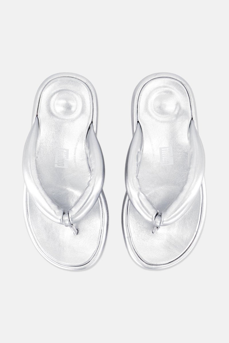 FitFlop صنادل نسائية سهلة الارتداء، فضية - Image 3