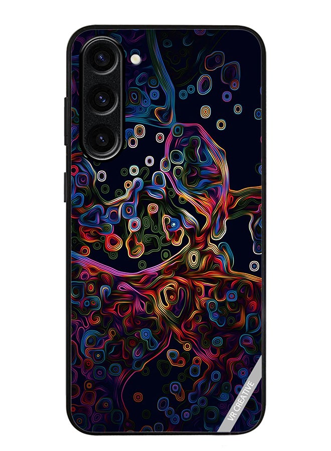 VR CREATIVE Protective Case Cover For Samsung Galaxy S24 Plus Abstract Design Multicolour - Image 1