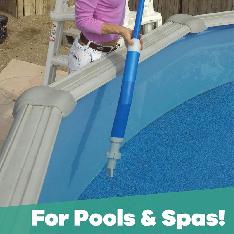 GAME 4855 Manual Handheld Swimming Pool and Spa Vacuum Cleaner, For Minor Debris, Simple Pump Action - Image 3